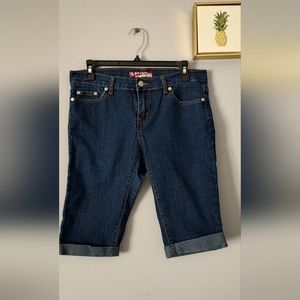 Uka Jeans Shorts Bermuda Junior 7 Style Casual Color Blue  Excellent condition